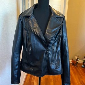 Lane Bryant faux Moto jacket size 14/16